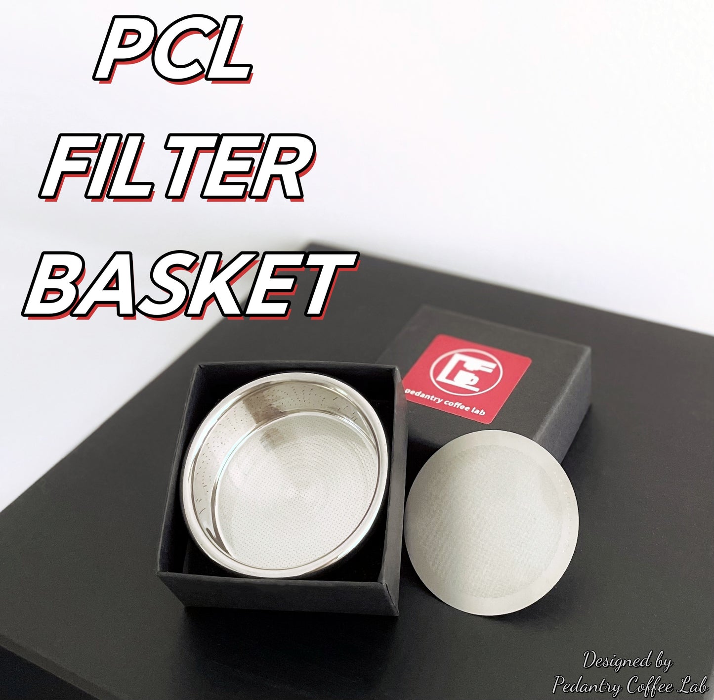 Pedantry Coffee Lab PCL espresso filter basket top view
