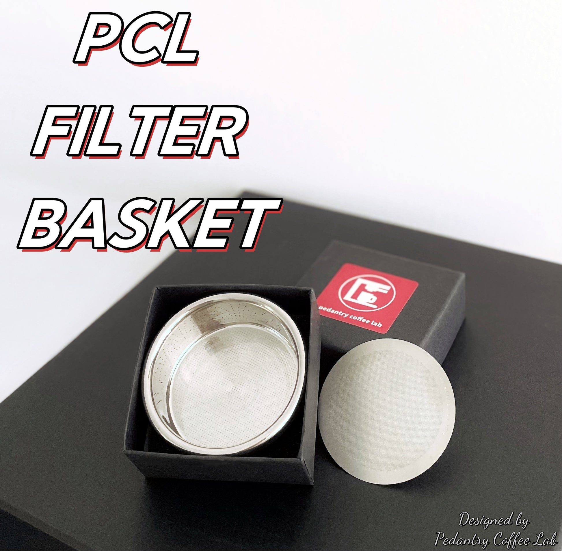 Pedantry Coffee Lab PCL espresso filter basket top view