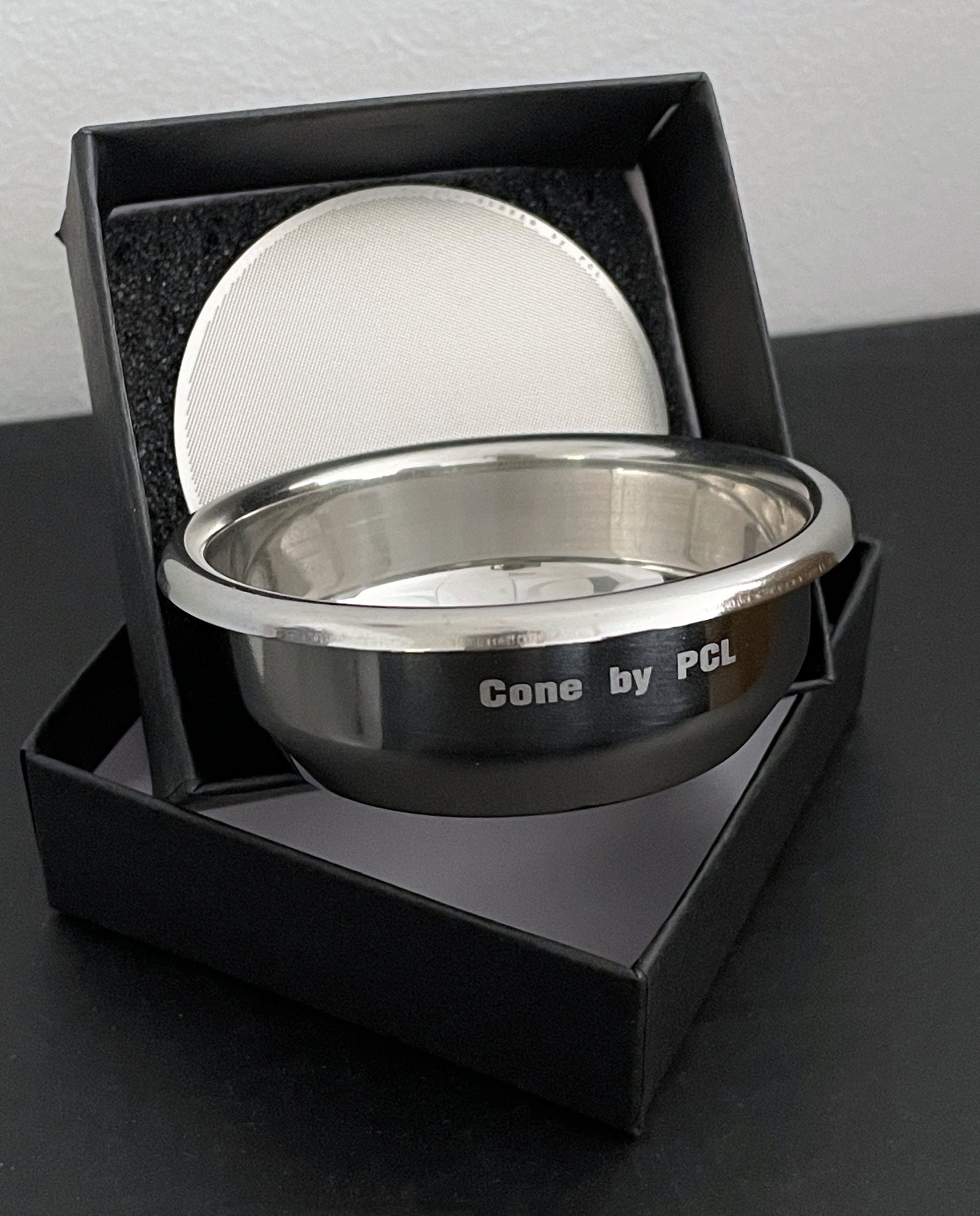 Cone 18g PCL basket for stable espresso extraction
