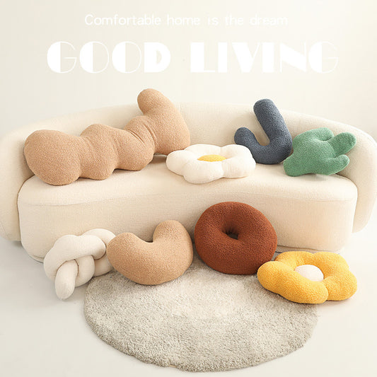 Assorted throw pillow cushion front product view