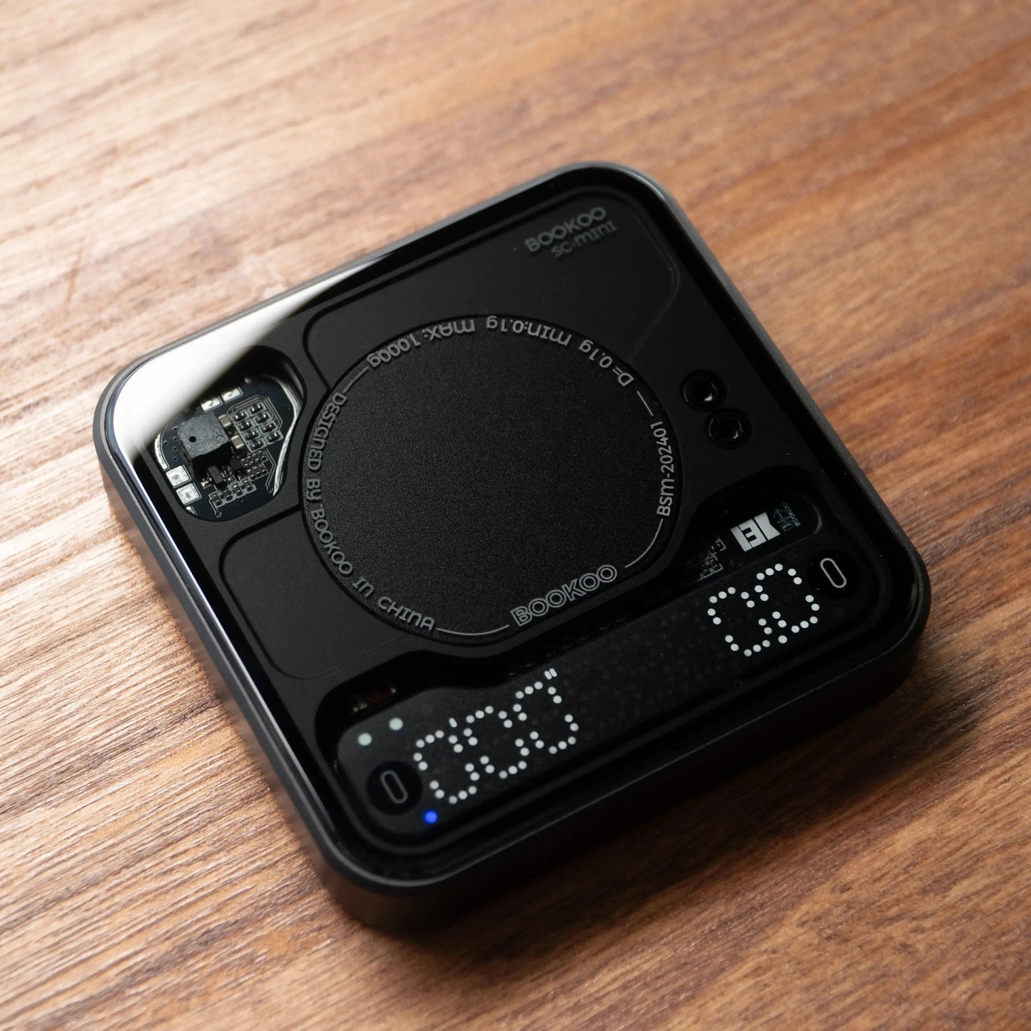 Bookoo Themis Mini coffee scale official lifestyle product image