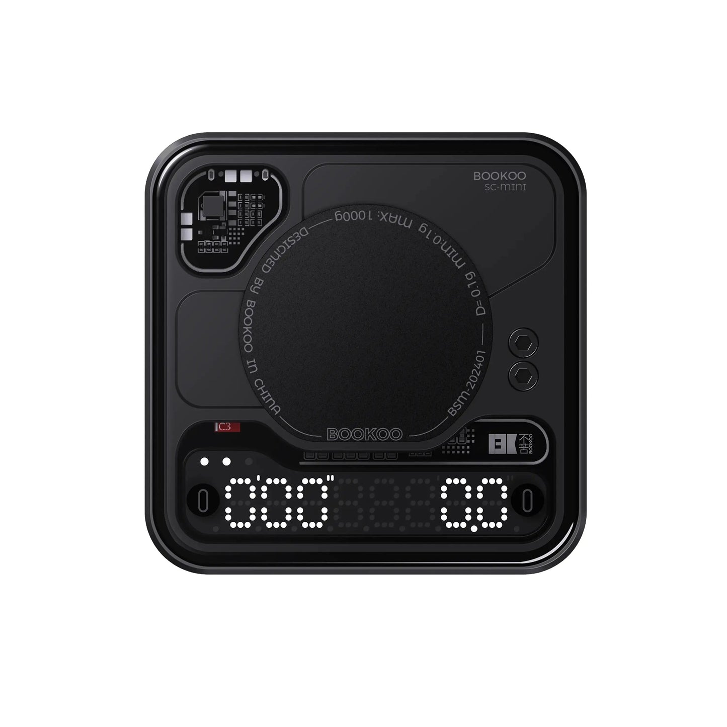 Bookoo Themis Mini coffee scale official product front view