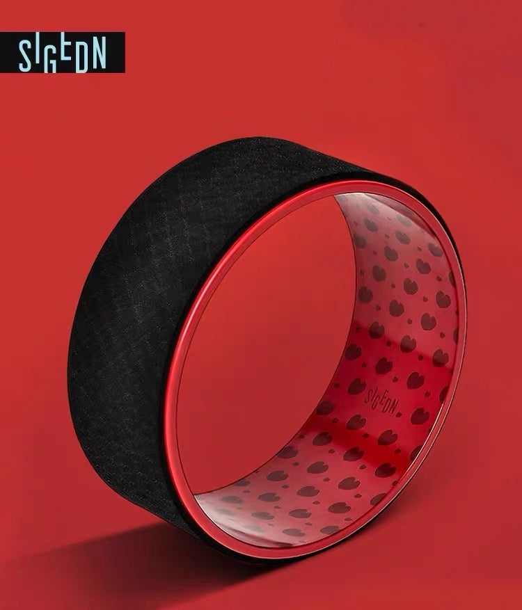 Strong yoga wheel for home studio practice