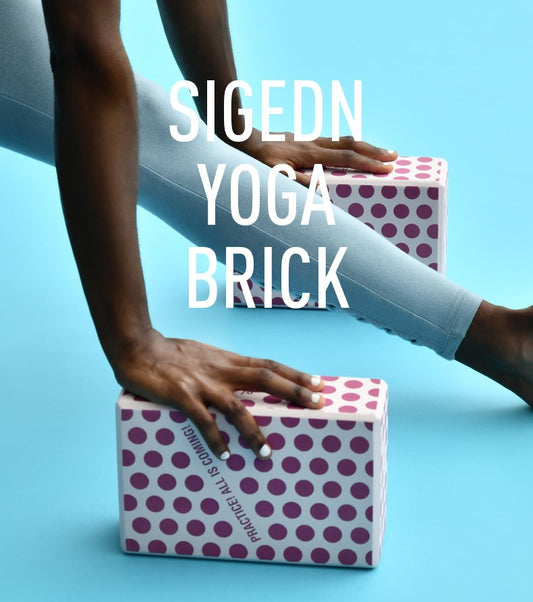 Authentic Sigedn High-Density Yoga Brick | Professional Support & Alignment
