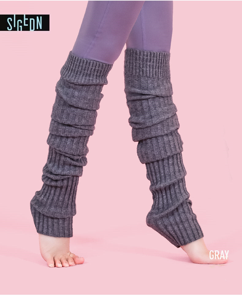 Yoga socks styled for cold weather workouts