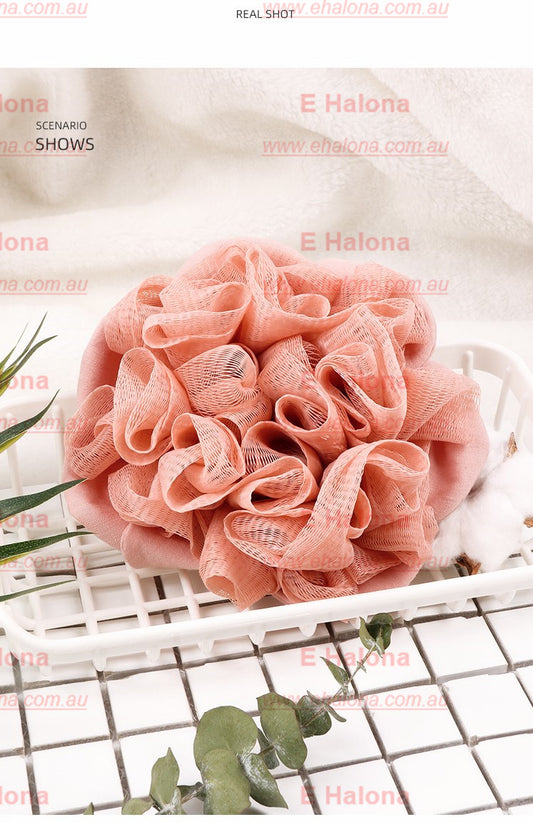 Hand-Stitched Cleansing/Foaming Puff (Bath Lily) 不会散的手工浴花